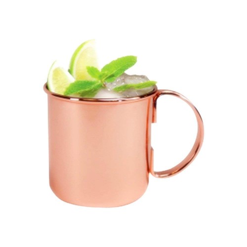 Moscow Mule Becher Edelstahl Rosen-Gold Getränk Trinkbecher 4er Set