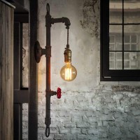 Editon Rohr Vintage Wandleuchte Industrielle Beleuchtung Retrolampe