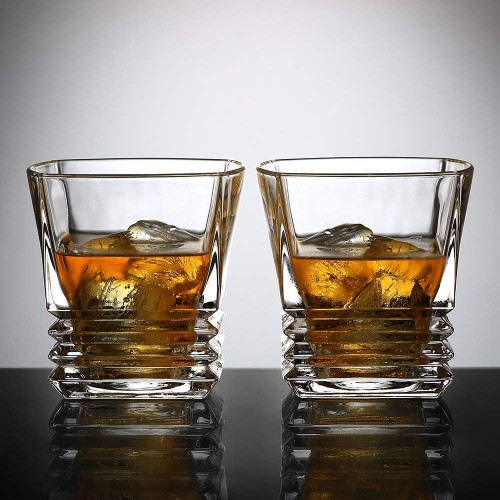 Scotch Altmodische Whiskygläser 2er Set Whiskybecher 