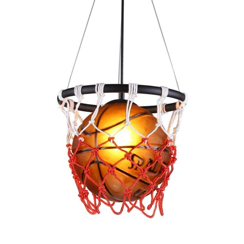 Creative Basketball Pendelleuchte E27 Lampenfassung Home Loft Deco Deckenlampe 
