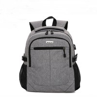 Einfache lässig Oxford Tuch Student Tasche USB Schulter Computer Tasche