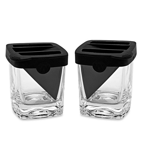 Das Whisky Wedge Whiskyglas mit innovativer Eisform 2er Set