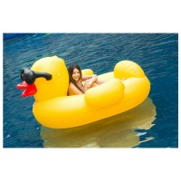 Riesige Gelb Ente Aufblasbarer Pool Floß Schwebebett Wasserspielzeug