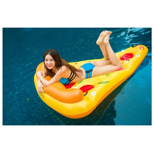 Riesige Pizza Aufblasbarer Pool Floß Schwebebett Wasserspielzeug