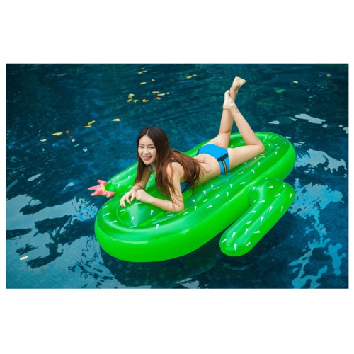 Riesige Kaktus Aufblasbarer Pool Floß Schwebebett Wasserspielzeug