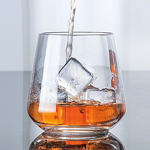 Einzigartige schmale konische Rim Whiskygläser 4er Set