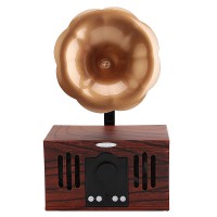 Retro-Audio-Freisprecheinrichtung Telefonkarte U-Platte nostalgisch kleiner antiker Phonograph mit drahtlosem Bluetooth-Lautsprecher