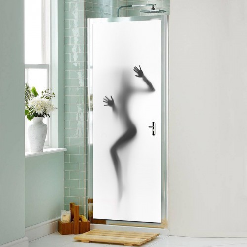 Neue 3D Sexy Schatten Tür Wandbild Tapete Aufkleber Vinyl Abnehmbare Aufkleber für Haus Raumdekoration