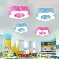 Kinder Decke lampen Kreis Sterne Mond Mädchen Jungen Zimmer Schlafzimmer Lampen 45*45*10 ㎝