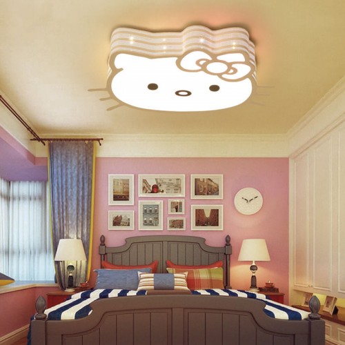 LED Deckenleuchte für´s Kinderzimmer 24 Watt Zweifarbige Lichtquelle Cartoonlampe für Jungen Mädchen