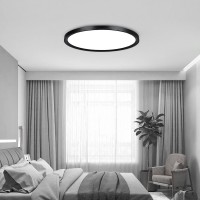 Ultra-dünne Deckenleuchte modern Einfachheit runder LED Stärke 6cm Deckenleuchte für Wohnzimmer Schlafzimmer Restaurant Studie Zimmer , 60cm stufenlos dimmen 
