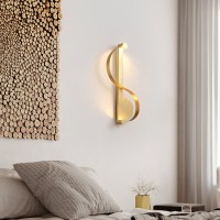 Wandleuchte Alle Kupfer gelb kreative Note Wandleuchte personalisiertes Design Hotel/Wohnzimmer/Schlafzimmer/Flur/Treppe Lampe 