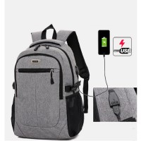 yiaxing Oxford Tuch Studententasche USB-Ladeanschluss große Kapazität Computertasche Geschäftsreiserucksack passt 33.7cm Laptop