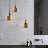 Gepiercte Pendelleuchte orientalische Lampe Metallform Hängelampe Retro verstellbare antike Messingfarbe Hohle Deckenlampe E27 für Cafe Bar Esstisch Foyer Loft etc. [Energieklasse A +++]