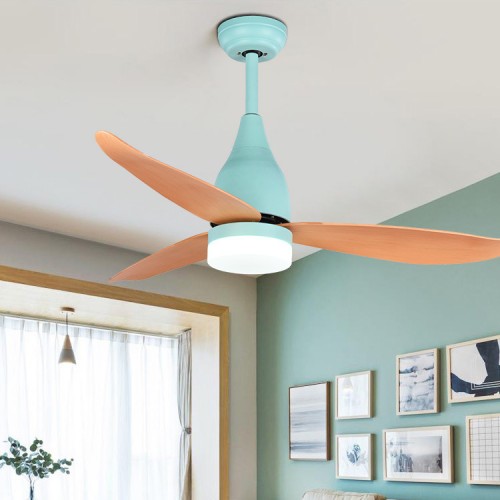 Deckenventilator mit Fernbedienung, 3-Licht-Deckenventilator 3 Geschwindigkeitsarten LED-Deckenventilator 44 "LED-Leuchten Fan-Licht