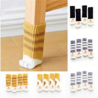 4pcs Katze Pfote Hocker Tisch Stuhlbein Socken