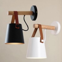 Wandlampe des modernen Gangkorridors der Wandlampe der hölzernen Wand