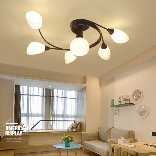 Unterputz-Deckenleuchten des rustikalen Art-LED, kreative Wohnzimmer-Deckenleuchte, Schlafzimmer-Deckenleuchte, Deckenleuchte für Esszimmer