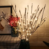 3 paket warmweiß beleuchtete twig zweige 60 led-leuchten künstliche baum willow zweige lampe für urlaub party dekoration dekor batteriebetrieb