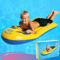 ABC-Surfbrett-Schwimmbad für Kinder, Wasserversorgung, verdicktes Schwimmbrett für Erwachsene, aufblasbare Schwimmreihe