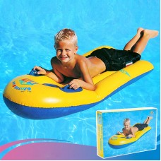 ABC-Surfbrett-Schwimmbad für Kinder, Wasserversorgung, verdicktes Schwimmbrett für Erwachsene, aufblasbare Schwimmreihe