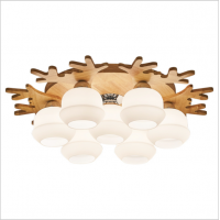 Nordic LED Schlafzimmer Deckenlampe modernes minimalistisches Wohnzimmer kreative Massivholz Deckenlampe Veranda Raumbeleuchtung