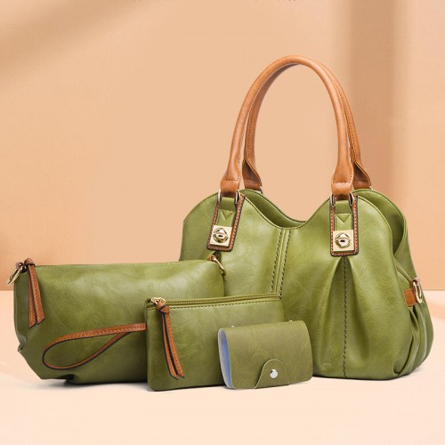 Retro dreiteilige europäische und amerikanische Mode Handtasche Umhängetasche Diagonaltasche