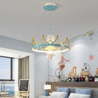 Krone Ins Stil Prinzessin Schlafzimmer Kronleuchter Licht Luxus romantische Mädchen Hauptschlafzimmer Zimmer Lampe Augenschutz Lampe