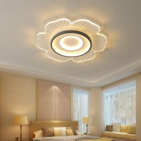LED-Deckenleuchte Wohnzimmerleuchte moderne minimalistische kreative warme Begonienblumen Hauptschlafzimmer Arbeitszimmerleuchte