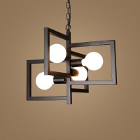 Amerikanischer Kronleuchter, personalisiert und kreativ, einfache Deckenlampe im koreanischen Stil, Wohnzimmer, nordisches Esszimmer, Schlafzimmer, LED-Retro-Kronleuchter