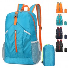 Outdoor Wasserabweisender Sportrucksack Faltbare Aufbewahrungstasche Leichte Reisetasche Rucksack mit großer Kapazität