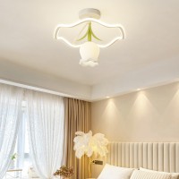 Moderne einfache kreative LED-Deckenleuchte im neuen cremefarbenen Stil, Kunst-Kinderzimmerlampe