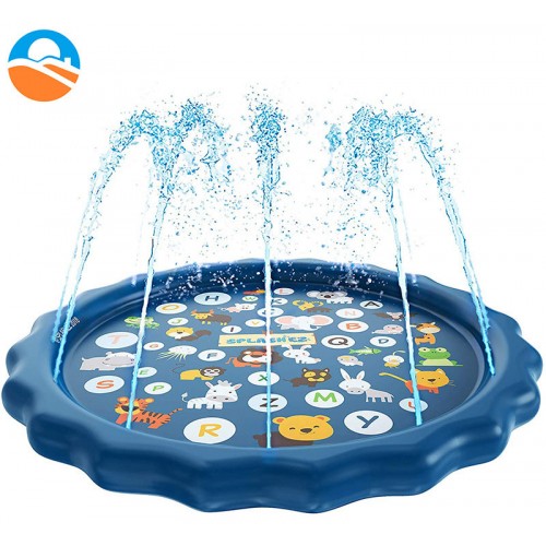 PVC-Wassersprühpad Outdoor-Gras-Wasserspritzpad Kinderspiel Lace Letter Spray Pad