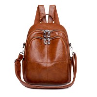 Weiche Leder Rucksack Koreanischen Stil Große Kapazität Mode Damen Rucksack Schulter Tasche Reise Rucksack frauen Tasche