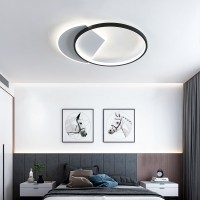 Moderne minimalistische intelligente Deckenlampe Hauptbeleuchtung Schlafzimmerlampe führte kreative Raumbeleuchtung