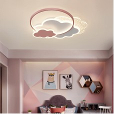 Schlafzimmerlampe für Kinderzimmer, einfache moderne minimalistische Deckenlampe, warme und romantische Wolkenlampe