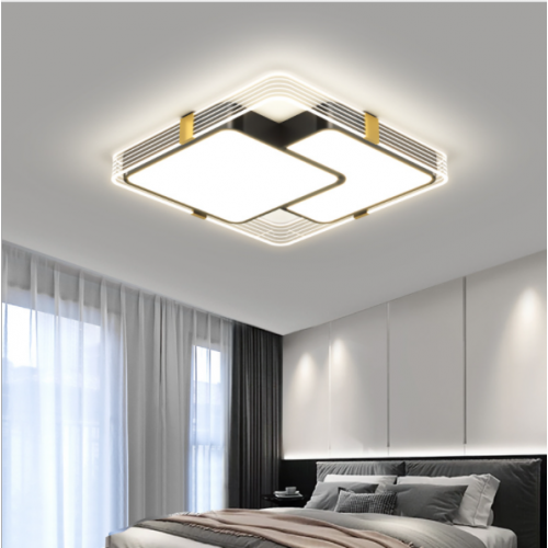 Moderne Linie einfache Persönlichkeit Deckenlampe kreative Schlafzimmerlampe