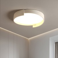 Nordische minimalistische runde Lampen moderne minimalistische Hauptschlafzimmer-Wohnzimmer-Arbeitszimmerbeleuchtung kreative LED-Deckenlampe