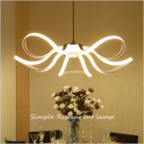 Einfache postmoderne LED-Lampe Nordic Petal kreative Lampe Schlafzimmerlampe Esszimmer Kronleuchter