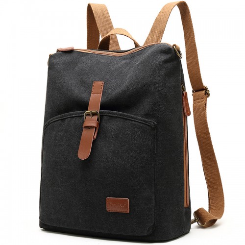 Koreanischer Stil Casual Rucksack Damen Retro Canvas Computer Rucksack einfacher kleiner Rucksack