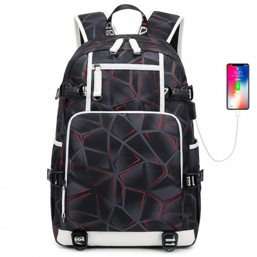 Herrenrucksack, lässiger Reise-Computerrucksack mit großem Fassungsvermögen, College-Studenten-Schultasche