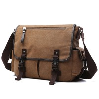 Casual Fashion One Shoulder Messenger Canvas Tasche Reise Multifunktionstasche Computertasche