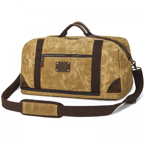 Retro-Reisetasche mit großer Kapazität, lässige Canvas-Ein-Schulter-Kurier-Reisetasche, praktische Mehrzwecktasche