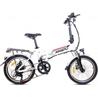 e-Bike klapprad 20 Zoll - 375 WH Akku, e Bike klappbar mit 7 Gang Shimano, ebike klapprad bis zu 80km Reichweite, Myatu Elektro klapprad e-Bike für Damen und Herren, e klapprad