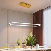 Esszimmer-Kronleuchter, LED-moderne minimalistische lange Esstischlampe, Café-Bar-Kronleuchter, minimalistische Bürolampe